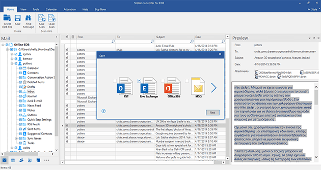 OST to PST Converter